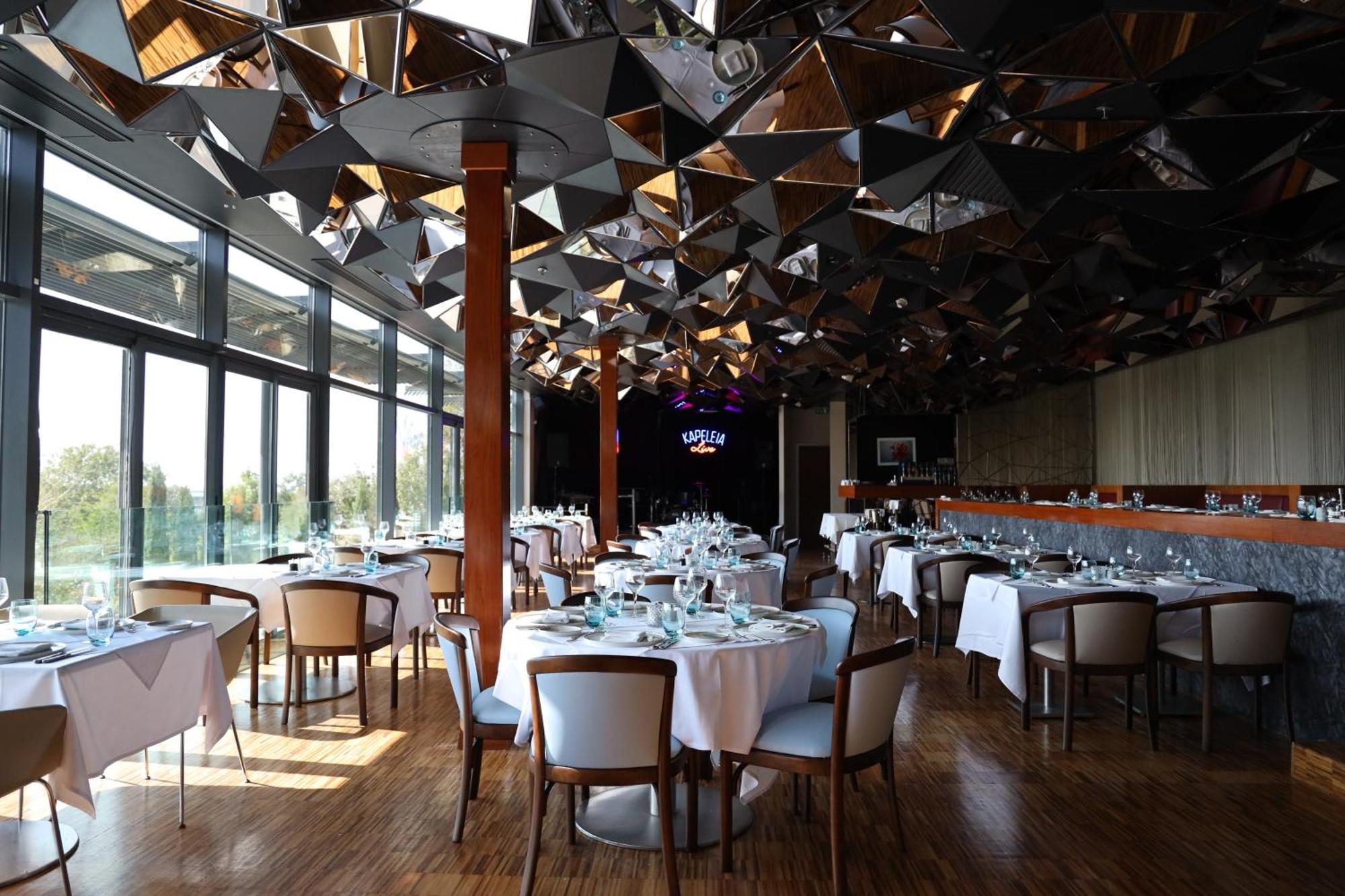 Sheraton Istanbul Atakoy Hotel Istambul Exterior foto Restaurant "360"